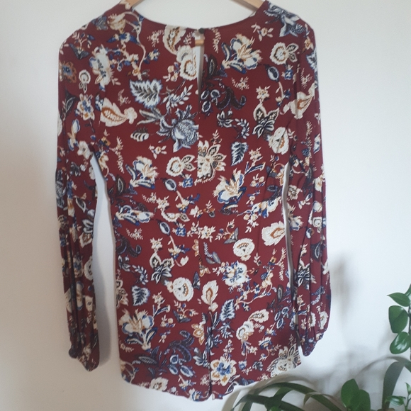 70's Style Floral Romper - Picture 4 of 5